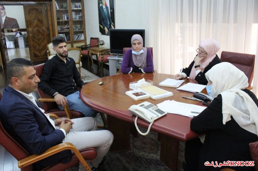 المدير التنفيذي سامر اصلان لجمعية HELP DUNYA في الشرق الأوسط يزور السيدة بهية الحريري